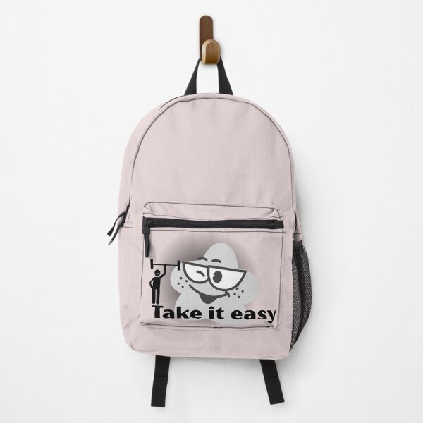 Item preview, Take It Easy Funny Gym Design -Cute Workout Cartoon T-Shirt, Relax Fitness Humor Quote designed and sold by Palette-Vibes.