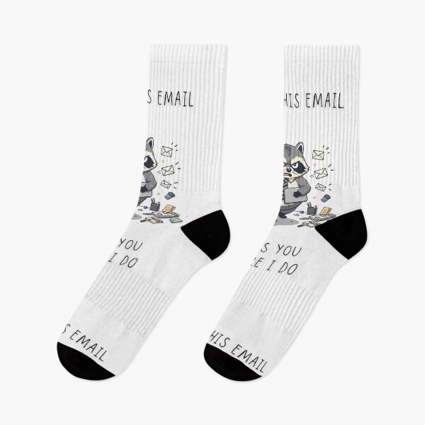 Item preview, I Hope This Email Finds You Before I Do Funny Raccoon Office T-Shirt designed and sold by Panom Suavichien.