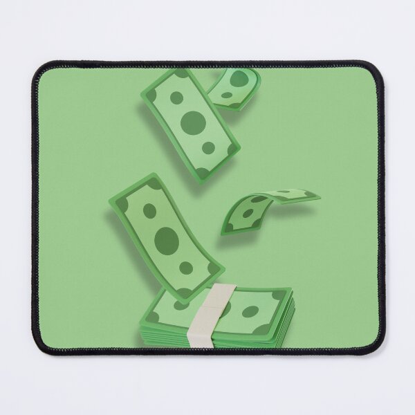 Item preview, Flying Dollar Bills Money Rain Green Background designed and sold by theboyjake.