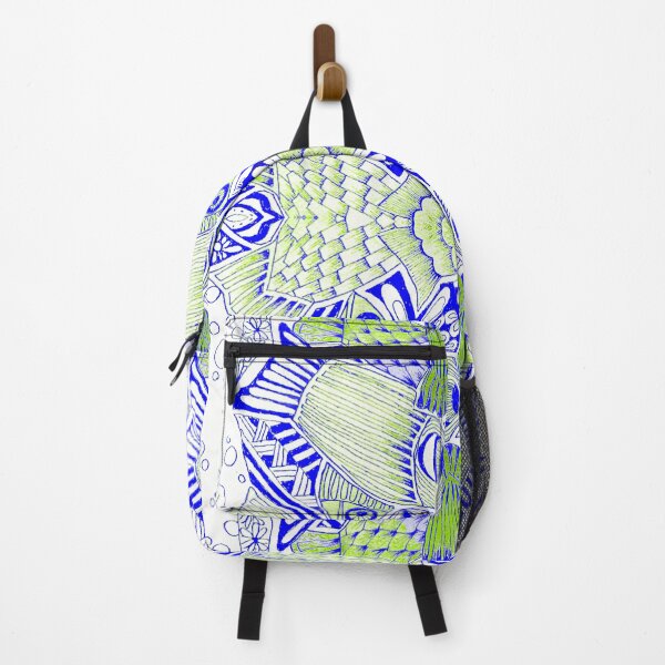 Item preview, Ye Shall Get a Fishie - Blue designed and sold by Wild Thistle Art.