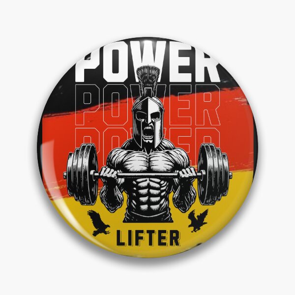 Item preview, German Powerlifter – Gym Strength & Fitness Motivation designed and sold by Unikat.SE.