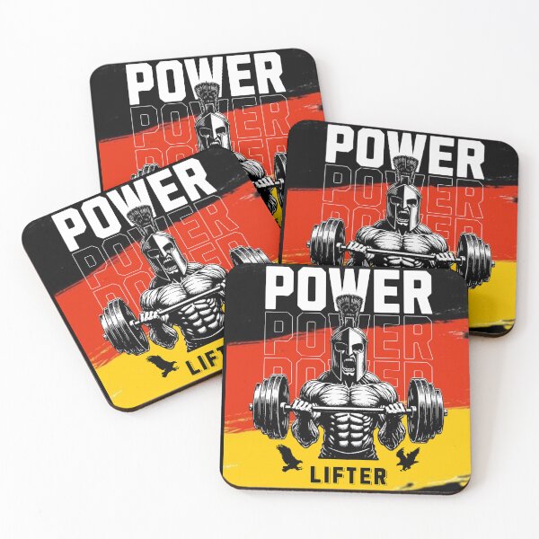 Item preview, German Powerlifter – Gym Strength & Fitness Motivation designed and sold by Unikat.SE.