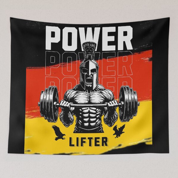 Item preview, German Powerlifter – Gym Strength & Fitness Motivation designed and sold by Unikat.SE.