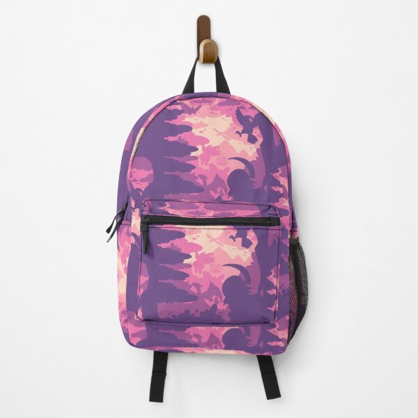 Item preview, Purple Pink Mountain Silhouette Monsters designed and sold by SketchesWSara.