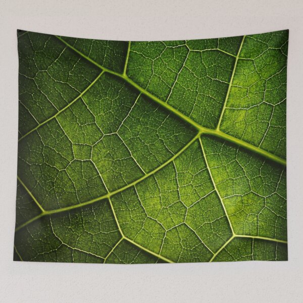 Item preview, Green Leaf Vein Macro Nature Texture Botanical Abstract Background designed and sold by Kaleidoscope Print.