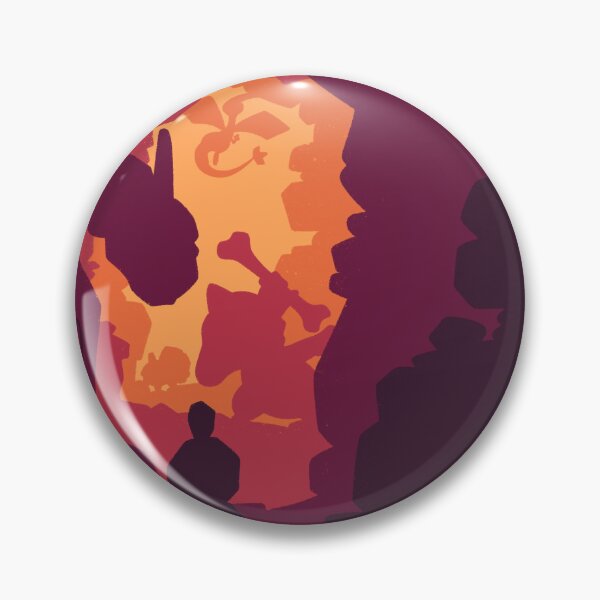 Item preview, Fiery Red Rocky Cave Silhouette Monsters designed and sold by SketchesWSara.