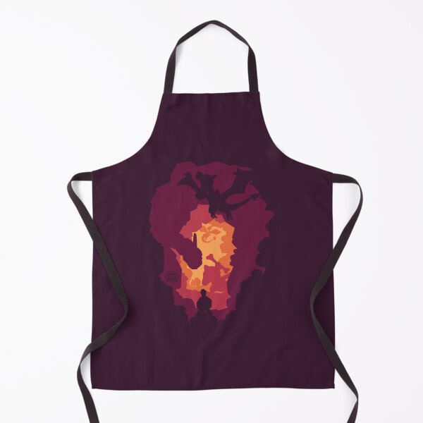 Item preview, Fiery Red Rocky Cave Silhouette Monsters designed and sold by SketchesWSara.