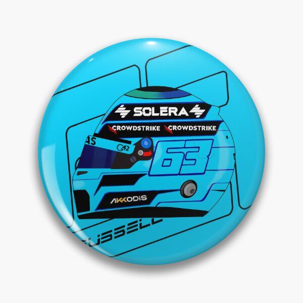 Item preview, George Russell F1 2026 Helmet Design  designed and sold by Pink Polar F1.