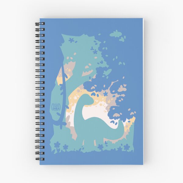 Item preview, Brontosaurus in the Flowery Jungle Silhouette Art designed and sold by SketchesWSara.
