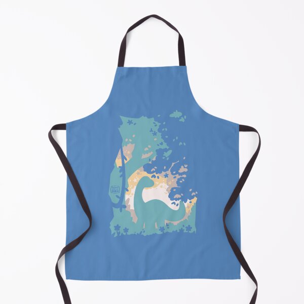 Item preview, Brontosaurus in the Flowery Jungle Silhouette Art designed and sold by SketchesWSara.