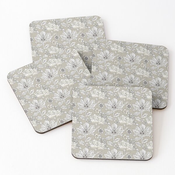 Item preview, William Morris 'Windrush' inspired LARGE pattern - Mushroom designed and sold by Wild Thistle Art.