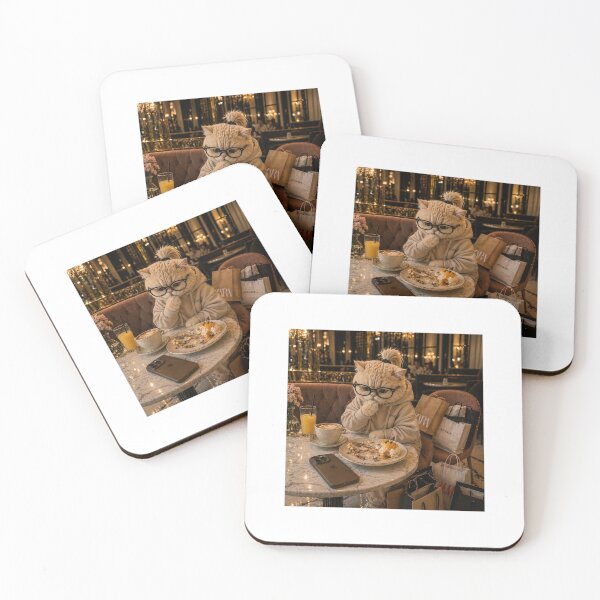 Item preview, Just One More Bite Cat – Relatable Aesthetic designed and sold by LovelyCatGalaxy.