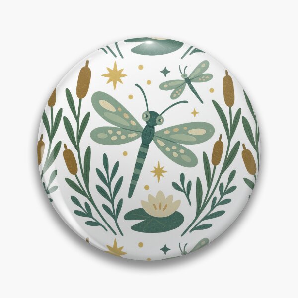 Item preview, ✨ Botanical Dance of Dragonflies and Stars ✨ designed and sold by ChirpInc.