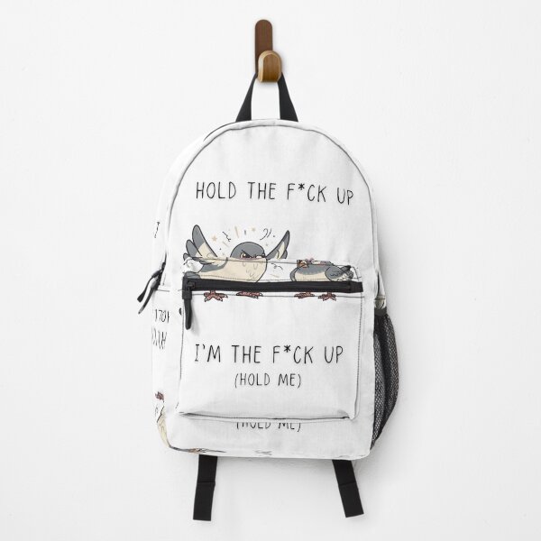 Item preview, Hold The F*ck Up I'm The F*ck Up Hold Me Funny Pigeon T-Shirt designed and sold by Panom Suavichien.