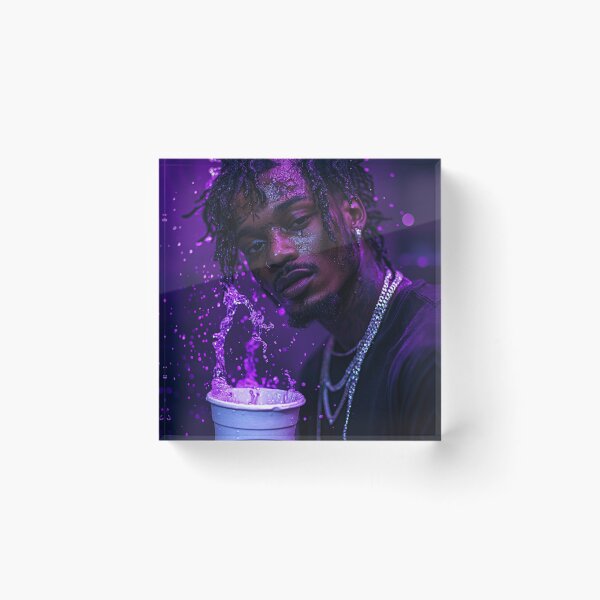 Item preview, Playboi Carti Cinematic Purple Splash designed and sold by WockWave.