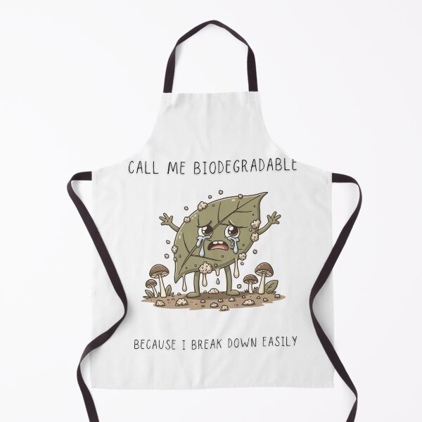 Item preview, Call Me Biodegradable Because I Break Down Easily Funny Leaf T-Shirt designed and sold by Panom Suavichien.