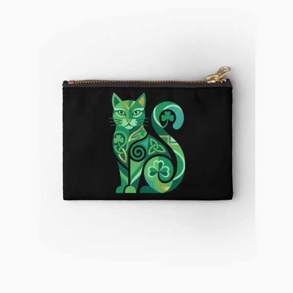 Item preview, Lucky Shamrock Cat Art designed and sold by ronchoi123.