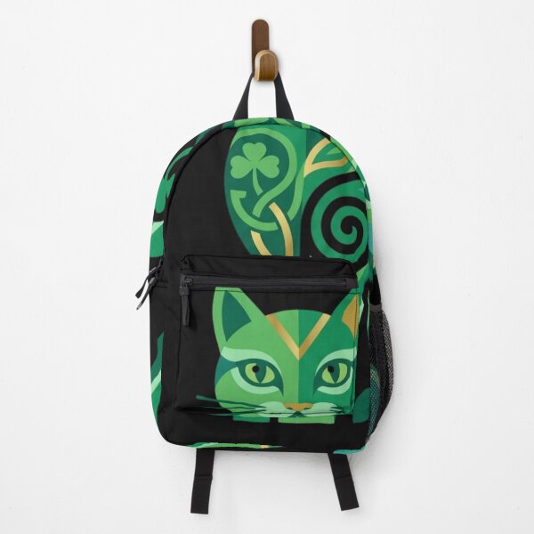 Item preview, Lucky Shamrock Cat Art designed and sold by ronchoi123.