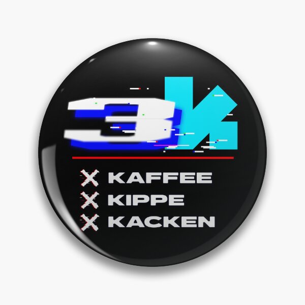 Artikelvorschau, 3K Morgenroutine - Kaffee Kippe Kacken Lustiger Spruch entworfen und verkauft von HoshisWorld2018.