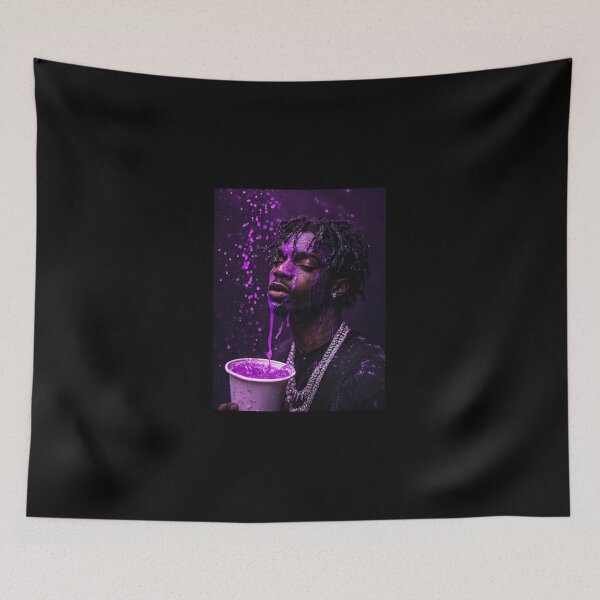 Item preview, Playboi Carti Purple Drink Cinematic Art designed and sold by WockWave.