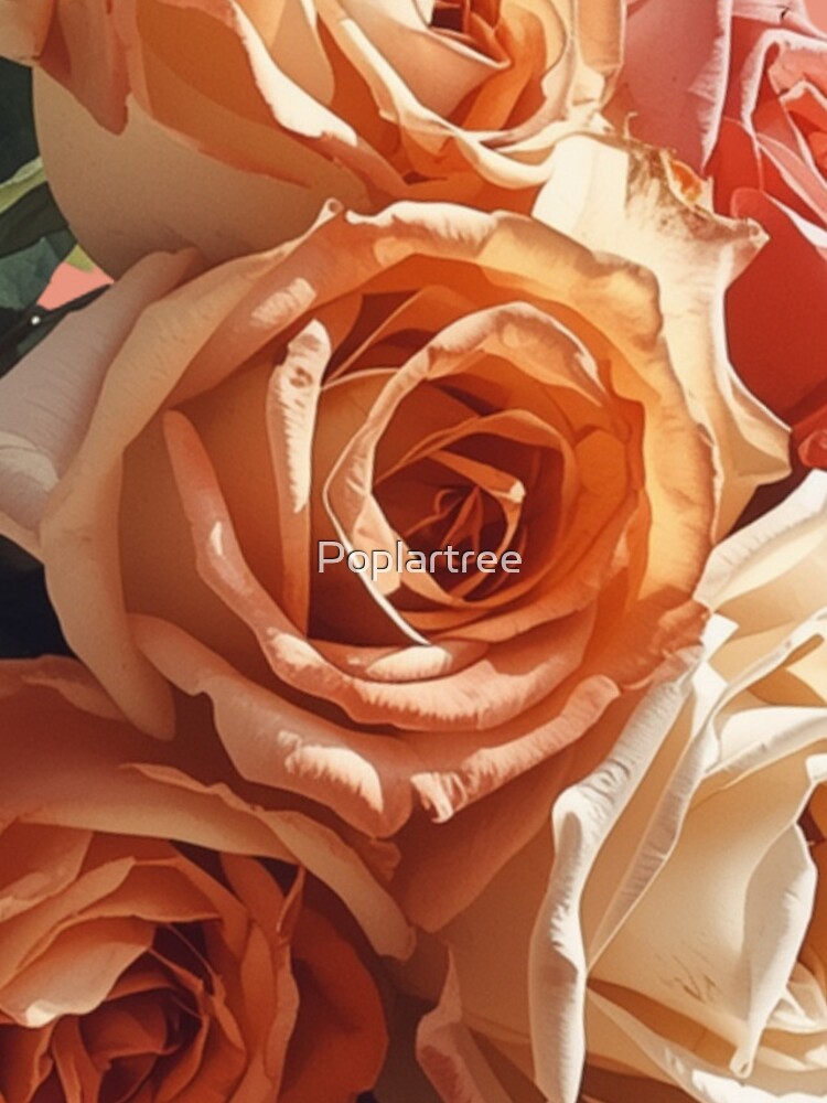 Thumbnail 4 of 4, iPhone Case, Tea Roses designed and sold by Poplartree.