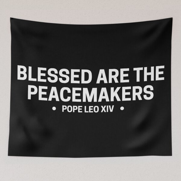 Item preview, Blessed Are The Peacemakers – Faith & Leadership Quote | Chicago Inspired Christian Design designed and sold by Teetreasure2.