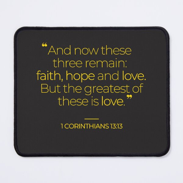 Item preview, 1 Corinthians 13 13 designed and sold by TonsPOD.
