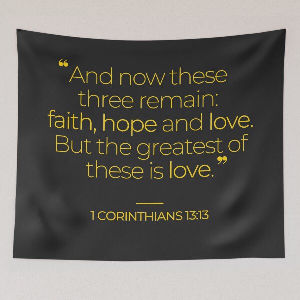 Item preview, 1 Corinthians 13 13 designed and sold by TonsPOD.
