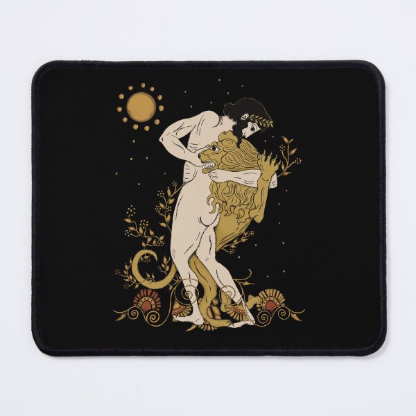 Item preview, Heracles vs Nemean Lion Illustration – Greek Mythology Art, Labors of Hercules, Ancient Greece Artwork designed and sold by Ancient-Tales.
