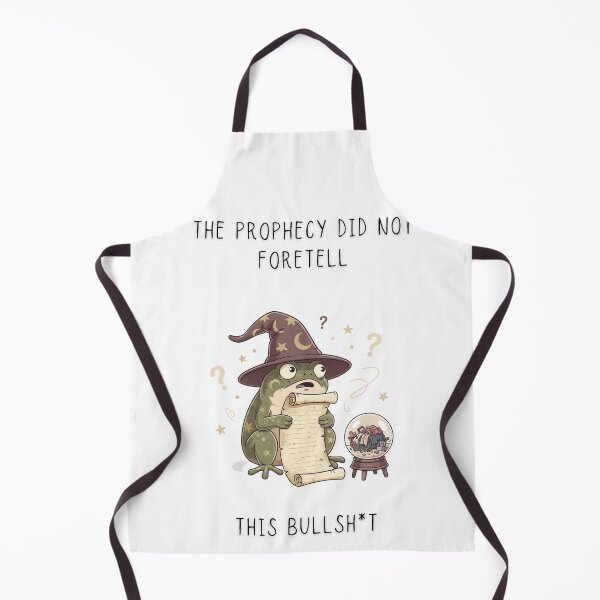 Item preview, The Prophecy Did Not Foretell This Bullsh*t Funny Wizard Frog T-Shirt designed and sold by Panom Suavichien.