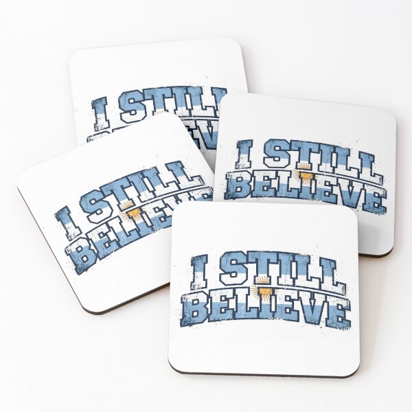 Item preview, I Still Believe – Argentina Flag Soccer Fan Gift 2026 designed and sold by Martin's_Design.