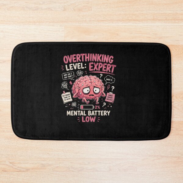 Item preview, Overthinking  Expert Funny Anxiety Anime Brain Design designed and sold by MotylekAnia.