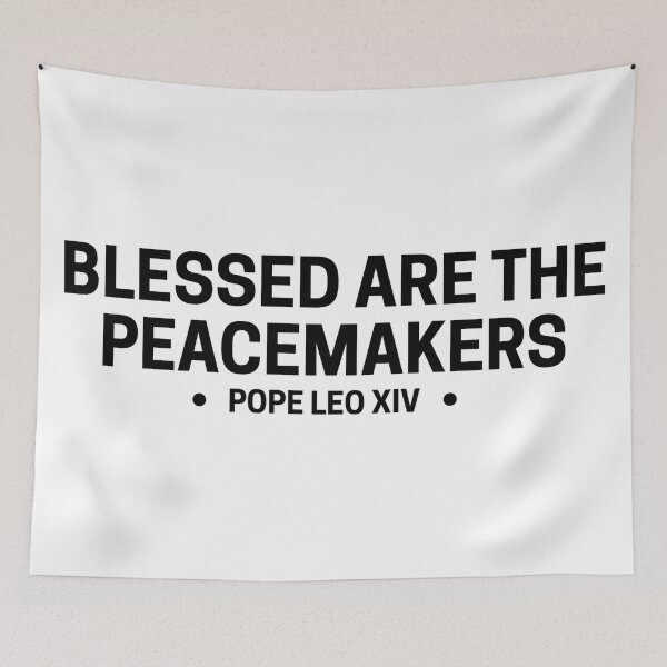 Item preview, Blessed Are The Peacemakers – Faith & Leadership Quote | Chicago Inspired Christian Design designed and sold by Teetreasure2.