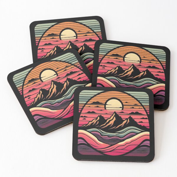 Item preview, Vintage sunset design designed and sold by Dogandesighn.