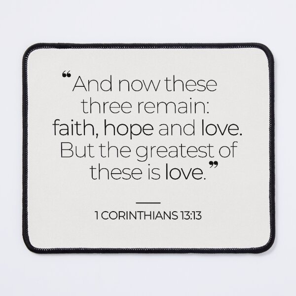 Item preview, 1 Corinthians 13 13 designed and sold by TonsPOD.