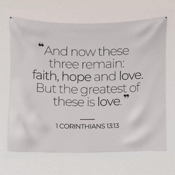 Item preview, 1 Corinthians 13 13 designed and sold by TonsPOD.
