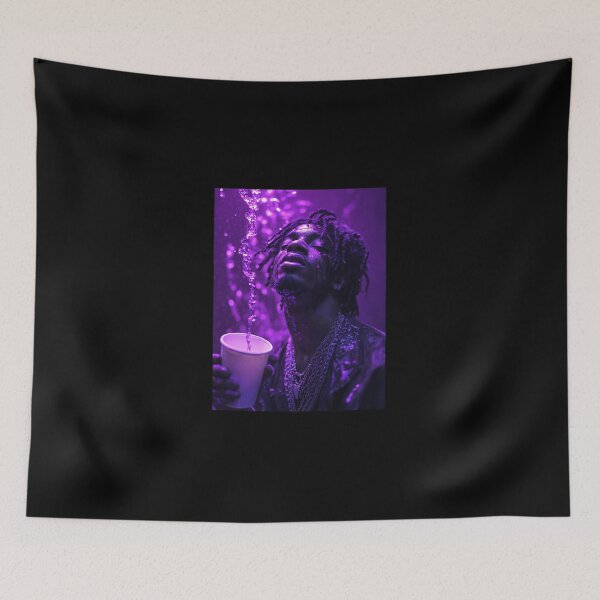 Item preview, Playboi Carti Purple Drip Art Print designed and sold by WockWave.