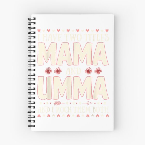 Artikelvorschau, Ich habe zwei Titel: Mama und Umma – Blumenmuster-T-Shirt zum Muttertag entworfen und verkauft von closettycoot.