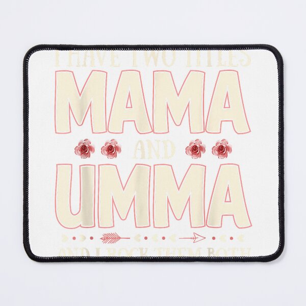 Item preview, I Have Two Titles Mama And Umma Floral Mother’s Day T-Shirt designed and sold by closettycoot.