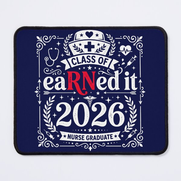 Item preview, EARNed It Registered Nurse RN Graduation Class of 2026 Nurse Grad designed and sold by YarsEingr.