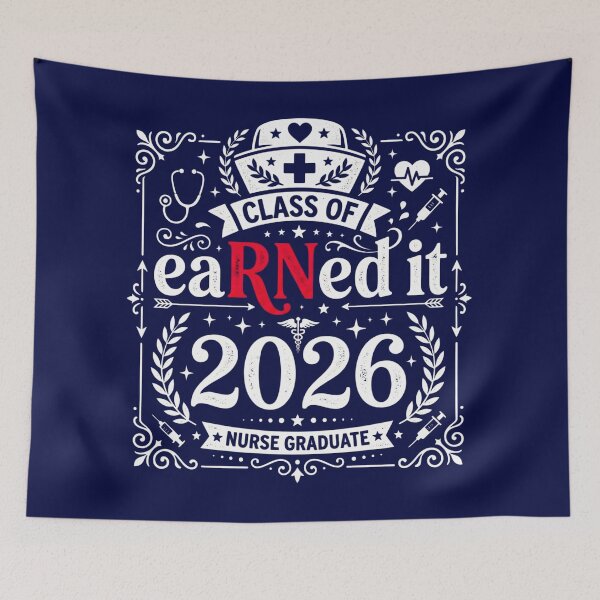 Item preview, EARNed It Registered Nurse RN Graduation Class of 2026 Nurse Grad designed and sold by YarsEingr.