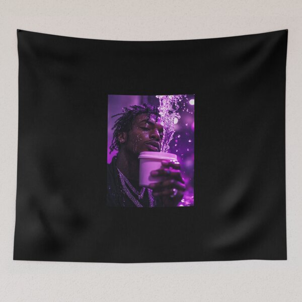 Item preview, Playboi Carti Cinematic Purple Splash designed and sold by WockWave.