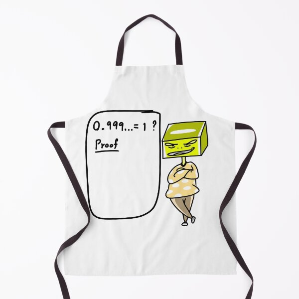 Item preview, Cute Cube-Headed Proof 0.999... is 1 designed and sold by lunoxinfinity.