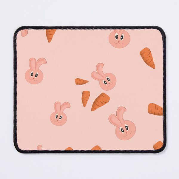 Item preview, Cute Bunny and Carrot Seamless Pattern designed and sold by momosartstudio.