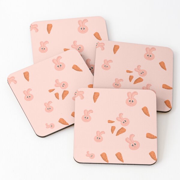 Item preview, Cute Bunny and Carrot Seamless Pattern designed and sold by momosartstudio.