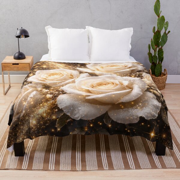 Item preview, Golden White Roses designed and sold by AureliasDesignStudio.