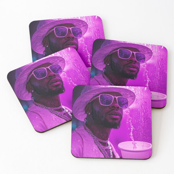 Item preview, Pop Smoke Purple Chemical Splash Art designed and sold by WockWave.