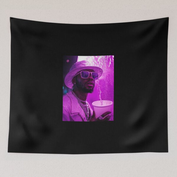 Item preview, Pop Smoke Purple Chemical Splash Art designed and sold by WockWave.
