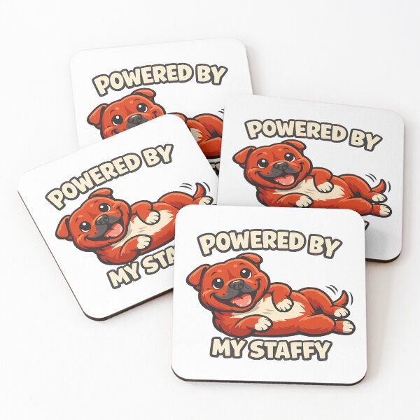 Item preview, Powered By My Staffy designed and sold by BestFriendTees.