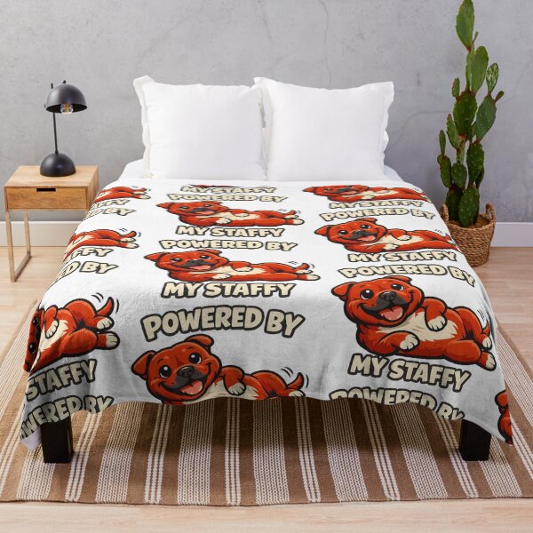 Item preview, Powered By My Staffy designed and sold by BestFriendTees.